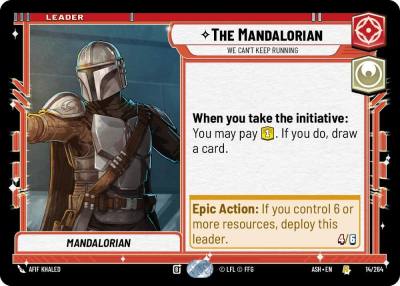The Mandalorian - We Can't Keep Running 14/264 Ashes of the Empire Star Wars card