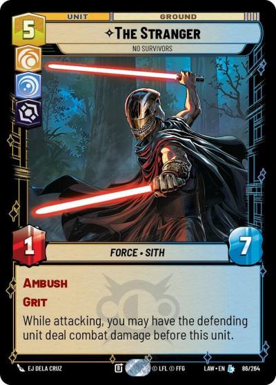 The Stranger - No Survivors 86/264 A Lawless Time Star Wars card
