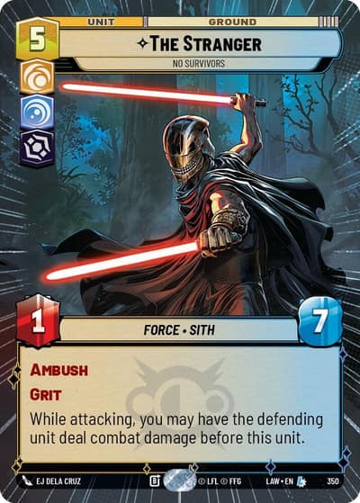 The Stranger - No Survivors (Hyperspace) 350 A Lawless Time Star Wars card