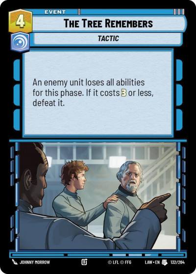 The Tree Remembers 132/264 A Lawless Time Star Wars card