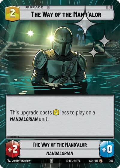 The Way of the Mand'alor (Hyperspace Foil) 765 Ashes of the Empire Star Wars card