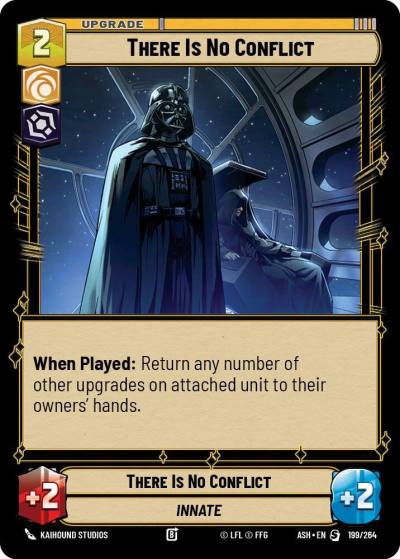 There Is No Conflict 199/264 Ashes of the Empire Star Wars card