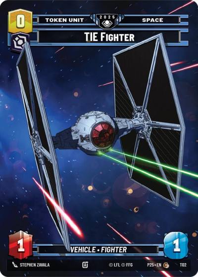 TIE Fighter // X-Wing T02 // T04 Organized Play Promos Star Wars card