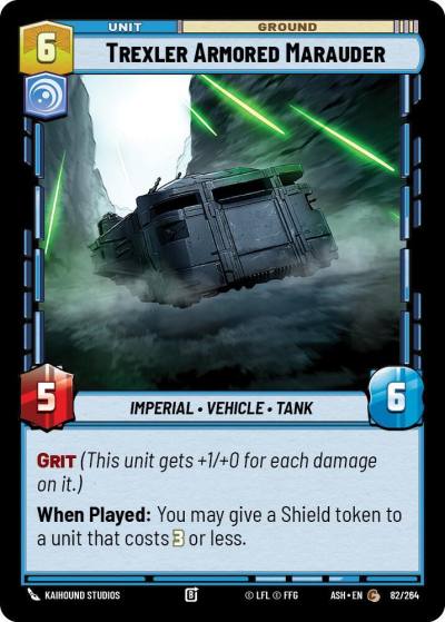 Trexler Armored Marauder 82/264 Ashes of the Empire Star Wars card