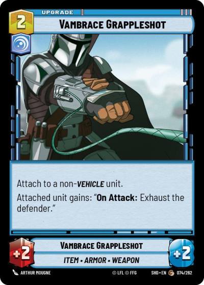 Vambrace Grappleshot 074/262 Shadows of the Galaxy Star Wars card