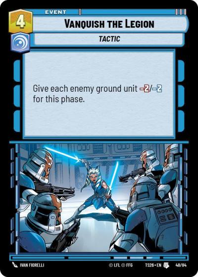 Vanquish the Legion 48/84 Twin Suns Star Wars card