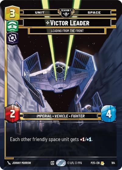 Victor Leader - Leading from the Front (164) 164 Sector and Regional Promos: Season 1 Star Wars card