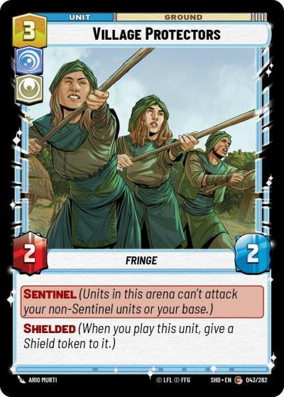 Village Protectors 043/262 Shadows of the Galaxy Star Wars card