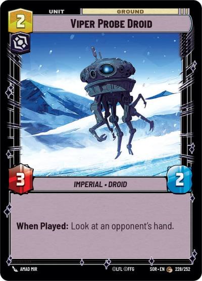 Viper Probe Droid 228/252 Spark of Rebellion Star Wars card