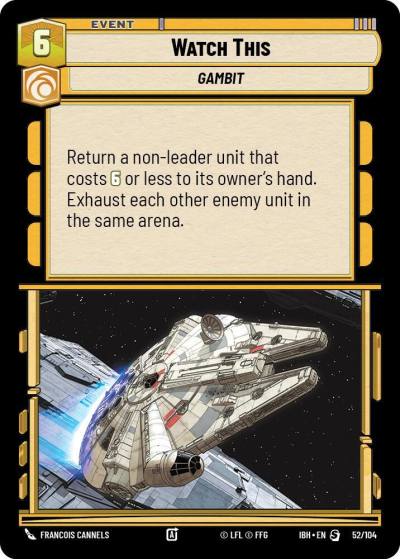 Watch This 52/104 Intro Battle Hoth Star Wars card