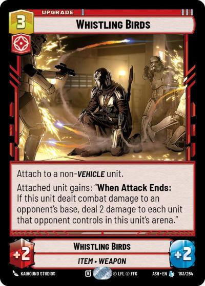 Whistling Birds 183/264 Ashes of the Empire Star Wars card