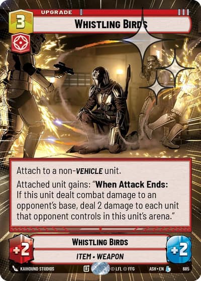 Whistling Birds (Hyperspace Foil) 685 Ashes of the Empire Star Wars card