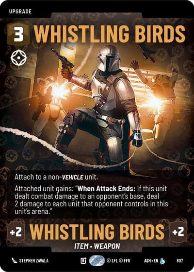 Whistling Birds (Prestige) 807 Ashes of the Empire Star Wars card