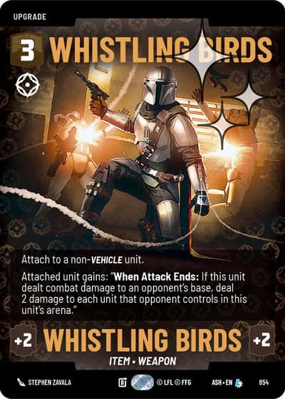 Whistling Birds (Prestige Foil) 854 Ashes of the Empire Star Wars card