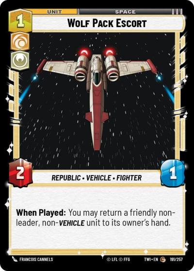 Wolf Pack Escort 191/257 Twilight of the Republic Star Wars card