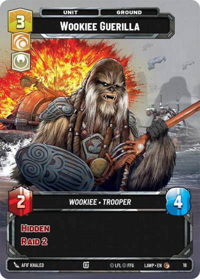 Wookiee Guerilla 18 A Lawless Time: Weekly Play Promos Star Wars card