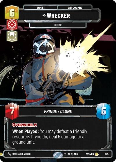 Wrecker - Boom! 125 Sector and Regional Promos: Season 1 Star Wars card
