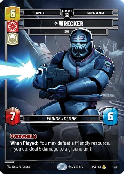 Wrecker - Boom! (137) 137 Sector and Regional Promos: Season 1 Star Wars card